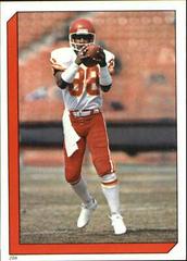 Carlos Carson #204 Football Cards 1986 Topps Stickers Prices