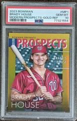 Brady House [Gold] Baseball Cards 2023 Bowman Modern Prospects Prices
