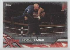 Brock Lesnar [Silver] #19 Wrestling Cards 2017 Topps WWE Road To Wrestlemania Prices