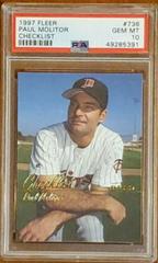 Paul Molitor [Checklist] Baseball Cards 1997 Fleer Prices