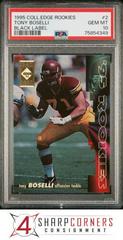 TONY BOSELLI Football Cards 1995 Collector's Edge Rookies Prices