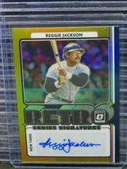 Reggie Jackson [Gold] Baseball Cards 2021 Panini Donruss Optic Retro Signature Series Prices