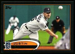 Justin Verlander [Pitching Black] #639 Baseball Cards 2012 Topps Prices