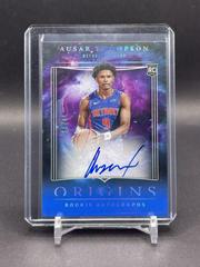 Ausar Thompson [Blue] #10 Basketball Cards 2023 Panini Origins Rookie Autograph Prices