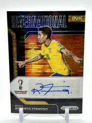 Roberto Firmino [Breakaway Black] Soccer Cards 2022 Panini Prizm World Cup International Ink Autograph Prices