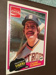 Champ Summers #1 Baseball Cards 1981 Coca Cola Prices