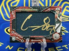 Carson Strong [Patch Standard] #RNS-CS Football Cards 2022 Panini Elements Rookie Neon Signs Autographs Prices