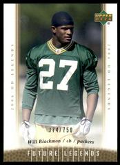 Will Blackmon #199 Football Cards 2006 Upper Deck Legends Prices
