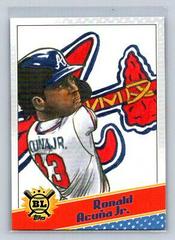 Ronald Acuna Jr Baseball Cards 2020 Topps Big League Star Caricature Reproductions Prices