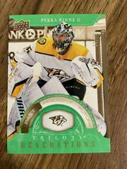 Pekka Rinne [Green] #TG-10A Hockey Cards 2022 Upper Deck Trilogy Generations Prices
