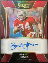 Brent Jones [Red] Football Cards 2021 Panini Select Signatures Select Prices