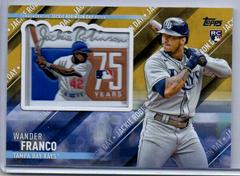 Wander Franco [Gold] #SEP-WF Baseball Cards 2022 Topps Update Special Event Patch Relics Prices