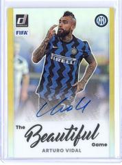 Arturo Vidal [Gold] Soccer Cards 2022 Panini Donruss Beautiful Game Autographs Prices