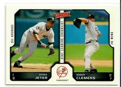D.Jeter, R.Clemens #233 Baseball Cards 2002 Upper Deck Victory Prices