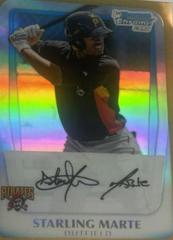 Starling Marte [Gold Refractor] #BCP178 Baseball Cards 2011 Bowman Chrome Prospects Prices