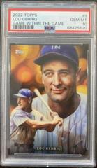Lou Gehrig Baseball Cards 2022 Topps Game Within Game Prices