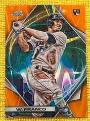 Wander Franco [Orange Wave] #35 Baseball Cards 2022 Topps Chrome Prices