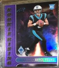 Bryce Young [Purple] #RIS-1 Football Cards 2023 Panini Phoenix Rookie Rising Prices