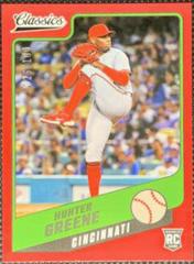 Hunter Greene [Red] #6 Baseball Cards 2022 Panini Chronicles Classics Prices