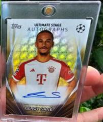 Leroy Sane [FoilFractor] #A-LS Soccer Cards 2023 Topps UEFA Club Autograph Prices