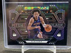 Cade Cunningham [Purple] #4 Basketball Cards 2021 Panini Obsidian Pitch Black Prices