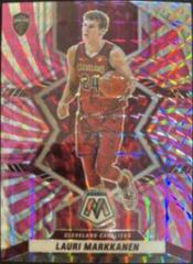 Lauri Markkanen [Pink Swirl] #142 Basketball Cards 2021 Panini Mosaic Prices