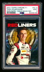 Theo Pourchaire [Gold Wave] #RL-13 Racing Cards 2021 Topps Chrome Formula 1 Redliners Prices