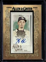 Blake Snell [Black Frame] Baseball Cards 2020 Topps Allen & Ginter Mini Autographs Prices