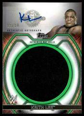 Keith Lee [Green Autograph] Wrestling Cards 2021 Topps WWE Undisputed Superstar Mat Relics Prices