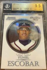 Yunel Escobar [Refractor] Baseball Cards 2005 Bowman Sterling Prices