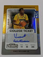 Vince Williams Jr. #CT-VWJ Basketball Cards 2022 Panini Chronicles Draft Picks Contenders College Ticket Autograph Prices