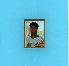 Starlin Castro [Green Refractor] #C5 Baseball Cards 2011 Topps Heritage Chrome Prices