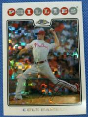 Cole Hamels [Xfractor] Baseball Cards 2008 Topps Chrome Prices