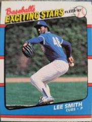 Lee Smith #39 Baseball Cards 1987 Fleer Exciting Stars Prices