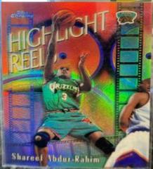 Shareef Abdur-Rahim Basketball Cards 1999 Topps Chrome Highlight Reels Prices