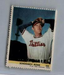 Schoolboy Rowe #145 Baseball Cards 1949 Eureka Sportstamps Prices
