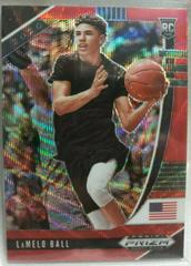 LaMelo Ball [Ruby Wave] Basketball Cards 2020 Panini Prizm Draft Picks Prices