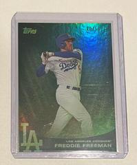 Freddie Freeman [Green Glitter] Baseball Cards 2022 Topps X Steve Aoki Prices