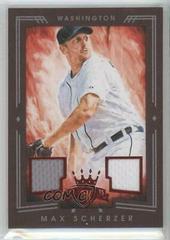 Max Scherzer [Framed Red] Baseball Cards 2015 Panini Diamond Kings Prices