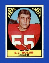E.J. Holub #66 Football Cards 1967 Topps Prices