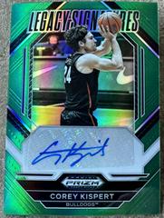 Corey Kispert [Green] #LS-CKP Basketball Cards 2023 Panini Prizm Draft Picks Legacy Signatures Prices