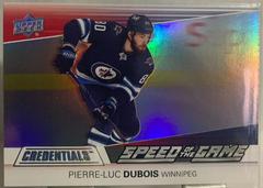Pierre Luc Dubois Hockey Cards 2021 Upper Deck Credentials Speed of the Game Prices