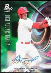 Jose Adolis Garcia [Autograph Green] #45 Baseball Cards 2018 Bowman Platinum Top Prospects Prices