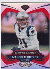 Malcolm Butler [Red] #20 Football Cards 2018 Panini Certified Diamonds Prices