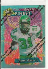 Aaron Glenn [Refractor] #165 Football Cards 1995 Topps Finest Prices