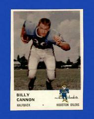 Billy Cannon Football Cards 1961 Fleer Prices