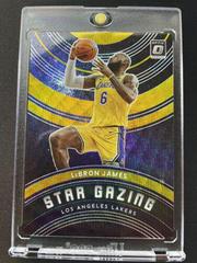 LeBron James [Gold] #12 Basketball Cards 2022 Panini Donruss Optic Star Gazing Prices
