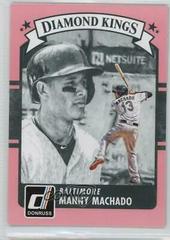 Manny Machado [Pink] #3 Baseball Cards 2016 Panini Donruss Prices