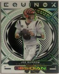 Joe Burrow [Green Electric Etch] #5 Football Cards 2023 Panini Obsidian Equinox Prices