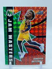 Donovan Mitchell [Green Fluorescent] #7 Basketball Cards 2020 Panini Mosaic Jam Masters Prices